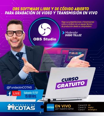OBS software libre y de código abierto